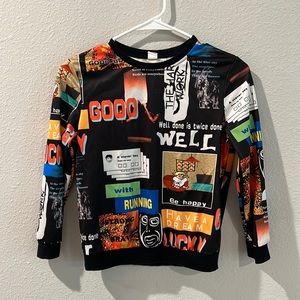 Boys long sleeve crew neck